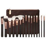 15 Makeup Brush With Bag Makeup Brush Tool Set