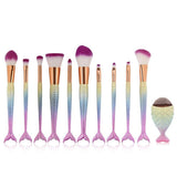 Makeup Fishtail Brush (Color)