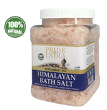 Himalayan Pink Bathing Salt - Enriched w/ Peppermint Oil and 84+